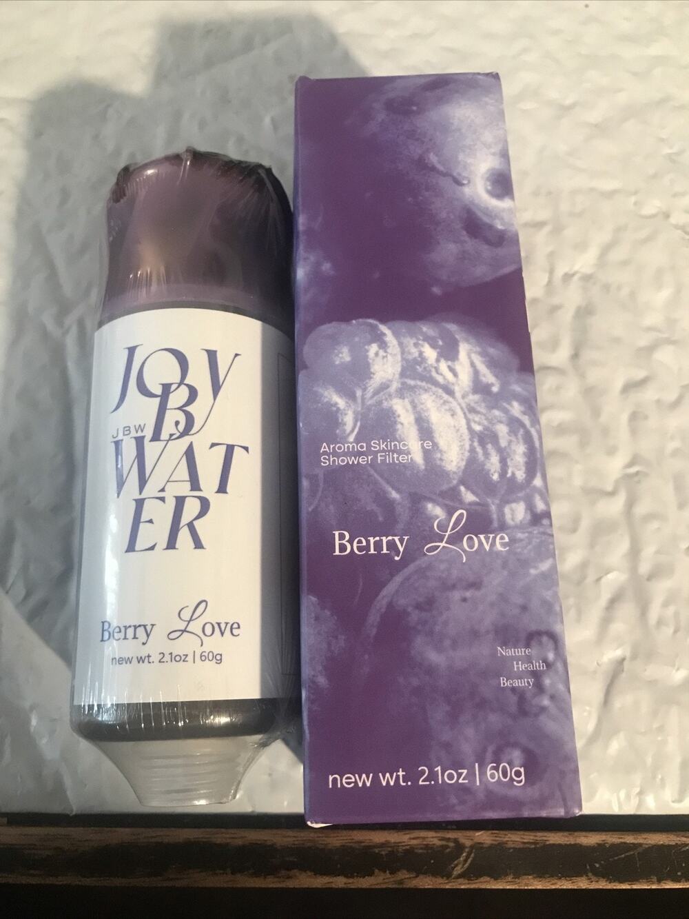 JoyByWater Vitamin C Aroma Skincare Shower Head Filter Purple Berry